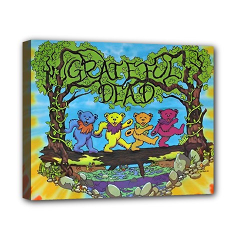 Dancing Bears Grateful Dead Canvas 10  X 8  (stretched) by Cendanart