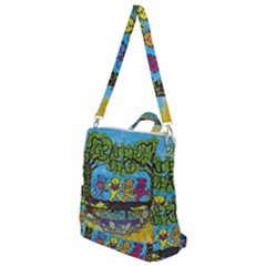 Dancing Bears Grateful Dead Crossbody Backpack by Cendanart