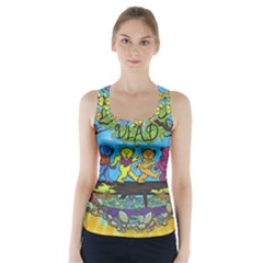 Dancing Bears Grateful Dead Racer Back Sports Top by Cendanart