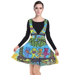 Dancing Bears Grateful Dead Plunge Pinafore Dress by Cendanart