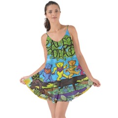 Dancing Bears Grateful Dead Love The Sun Cover Up by Cendanart