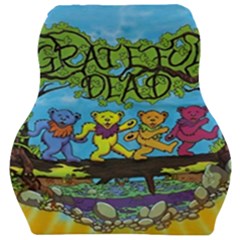 Dancing Bears Grateful Dead Car Seat Velour Cushion  by Cendanart