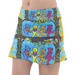 Dancing Bears Grateful Dead Classic Tennis Skirt by Cendanart