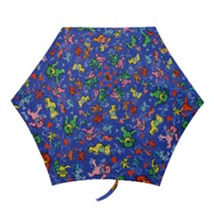 Grateful Dead Bears Pattern Mini Folding Umbrellas by Cendanart