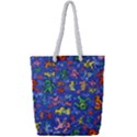 Grateful Dead Bears Pattern Full Print Rope Handle Tote (Small) View1