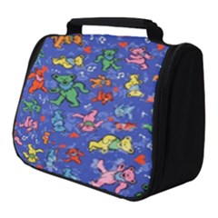 Grateful Dead Bears Pattern Full Print Travel Pouch (small) by Cendanart