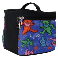 Grateful Dead Bears Pattern Make Up Travel Bag (small) by Cendanart