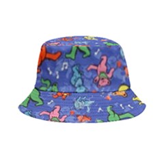 Grateful Dead Bears Pattern Bucket Hat by Cendanart