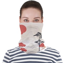 Japanese Nature Spring Garden Face Seamless Bandana (adult) by Ndabl3x