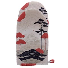 Japanese Nature Spring Garden Microwave Oven Glove by Ndabl3x