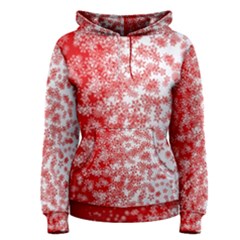 Christmas New Year Snowflake Deer Women s Pullover Hoodie by Ndabl3x