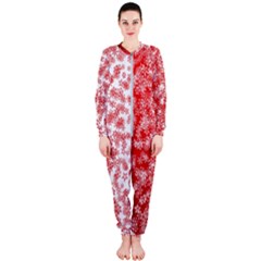 Christmas New Year Snowflake Deer Onepiece Jumpsuit (ladies) by Ndabl3x