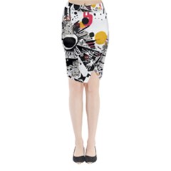 You Wanna Know The Real Me? Midi Wrap Pencil Skirt by essentialimage