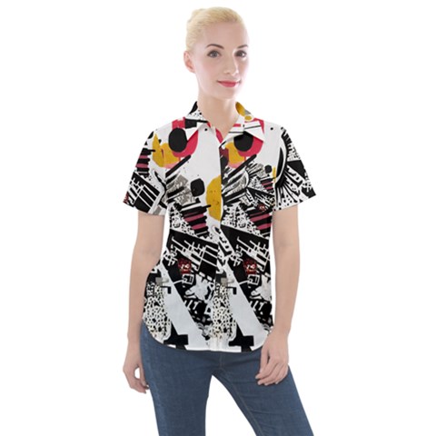 You Wanna Know The Real Me? Women s Short Sleeve Pocket Shirt by essentialimage