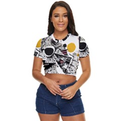 You Wanna Know The Real Me? Side Button Cropped T-shirt by essentialimage