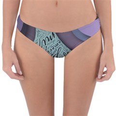 Converge Diverge Mingle Mix Divide Reversible Hipster Bikini Bottoms by Paksenen