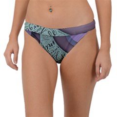 Converge Diverge Mingle Mix Divide Band Bikini Bottoms by Paksenen