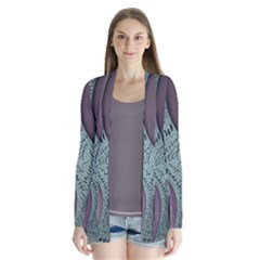 Converge Diverge Mingle Mix Divide Drape Collar Cardigan by Paksenen