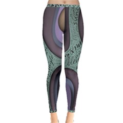 Converge Diverge Mingle Mix Divide Inside Out Leggings by Paksenen