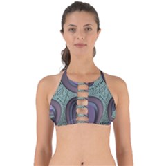 Converge Diverge Mingle Mix Divide Perfectly Cut Out Bikini Top by Paksenen