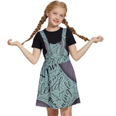 Converge Diverge Mingle Mix Divide Kids  Apron Dress by Paksenen