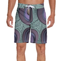 Converge Diverge Mingle Mix Divide Men s Beach Shorts by Paksenen