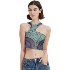 Converge Diverge Mingle Mix Divide Cut Out Top by Paksenen