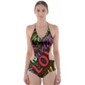 Loving Practice Agape Heart Cut-Out One Piece Swimsuit View1