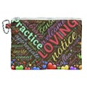 Loving Practice Agape Heart Canvas Cosmetic Bag (XL) View1