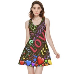 Loving Practice Agape Heart Inside Out Reversible Sleeveless Dress by Paksenen