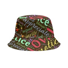 Loving Practice Agape Heart Bucket Hat by Paksenen