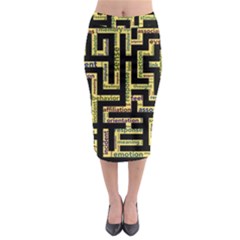 Mindset Stimulus Response Emotion Midi Pencil Skirt