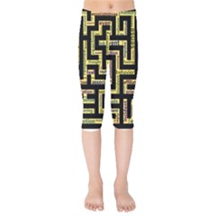 Mindset Stimulus Response Emotion Kids  Capri Leggings  by Paksenen