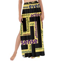 Mindset Stimulus Response Emotion Maxi Chiffon Tie-up Sarong by Paksenen