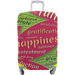 Fulfillment Satisfaction Happiness Luggage Cover (large) by Paksenen