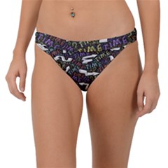 Mental Emojis Emoticons Icons Band Bikini Bottoms