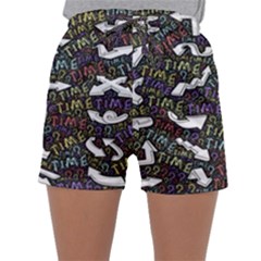 Mental Emojis Emoticons Icons Sleepwear Shorts by Paksenen