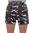 Mental Emojis Emoticons Icons Sleepwear Shorts View1