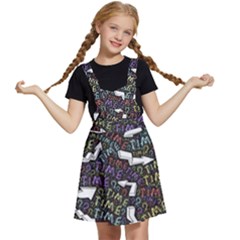 Footprints Path Mystery Unknown Kids  Apron Dress by Paksenen