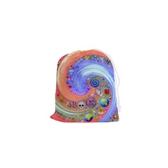 Swirl Vortex Emoji Cyclone Motion Drawstring Pouch (xs) by Paksenen