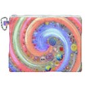 Swirl Vortex Emoji Cyclone Motion Canvas Cosmetic Bag (XXL) View1