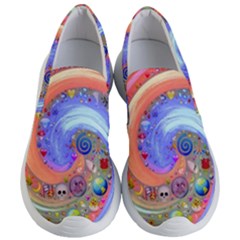 Swirl Vortex Emoji Cyclone Motion Women s Lightweight Slip Ons by Paksenen