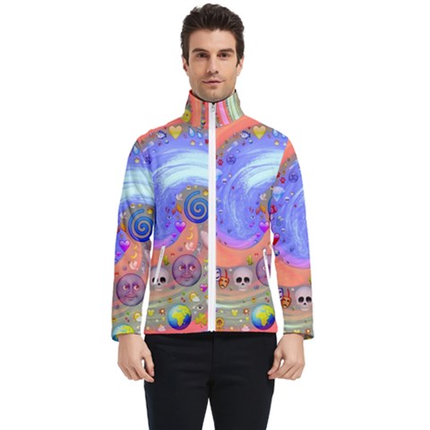 Swirl Vortex Emoji Cyclone Motion Men s Bomber Jacket by Paksenen