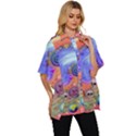 Swirl Vortex Emoji Cyclone Motion Women s Batwing Button Up Shirt View3