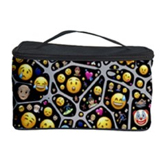 Mental Emojis Emoticons Icons Cosmetic Storage Case by Paksenen