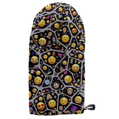 Mental Emojis Emoticons Icons Microwave Oven Glove by Paksenen