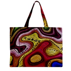 Chaos Unknown Unfamiliar Strange Zipper Mini Tote Bag by Paksenen