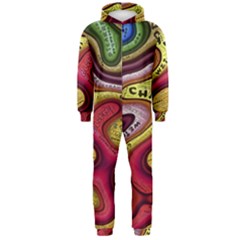 Chaos Unknown Unfamiliar Strange Hooded Jumpsuit (men) by Paksenen