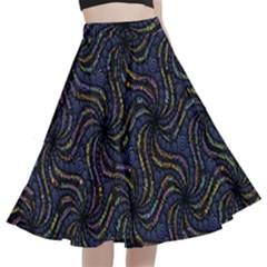 Do Be Action Stillness Doing A-line Full Circle Midi Skirt With Pocket by Paksenen