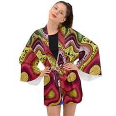 Chaos Unknown Unfamiliar Strange Long Sleeve Kimono by Paksenen